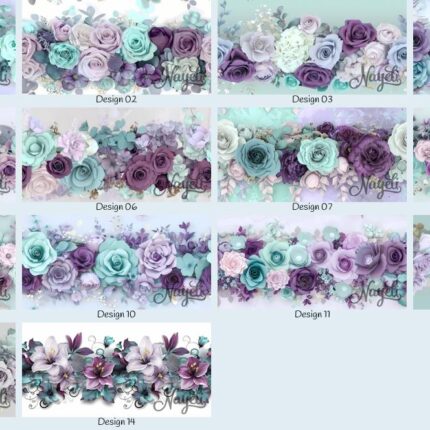 Frosted Mirage Border