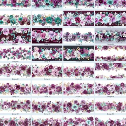 Orchid Sky Border