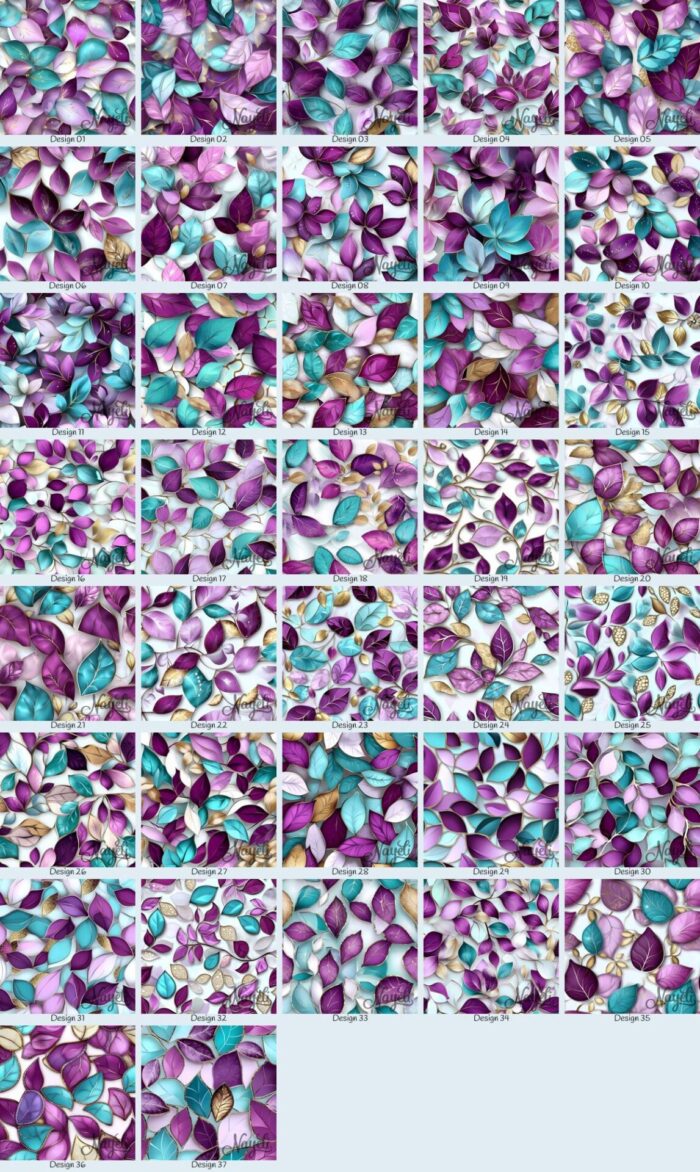 Orchid Sky Stained Leaves – Bild 1