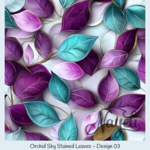 Orchid Sky Stained Leaves – Bild 4