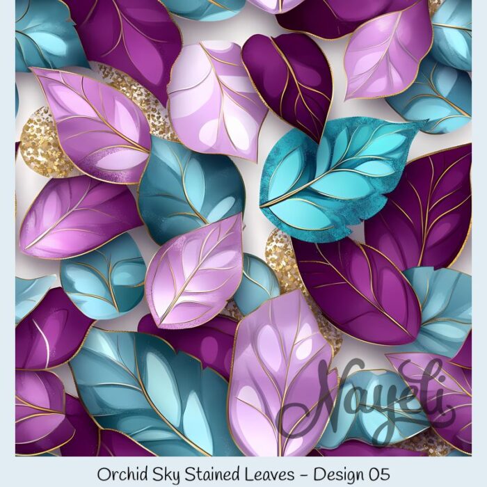 Orchid Sky Stained Leaves – Bild 6