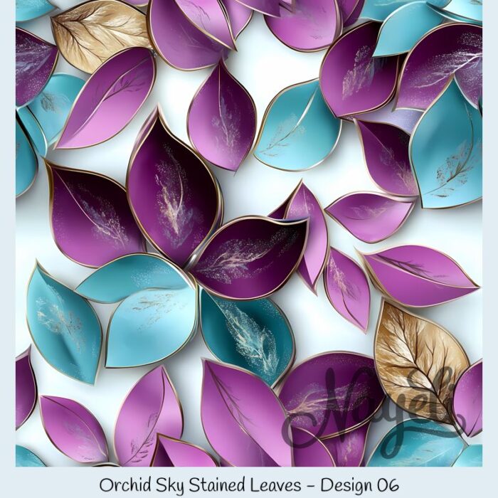 Orchid Sky Stained Leaves – Bild 7