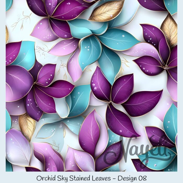 Orchid Sky Stained Leaves – Bild 9