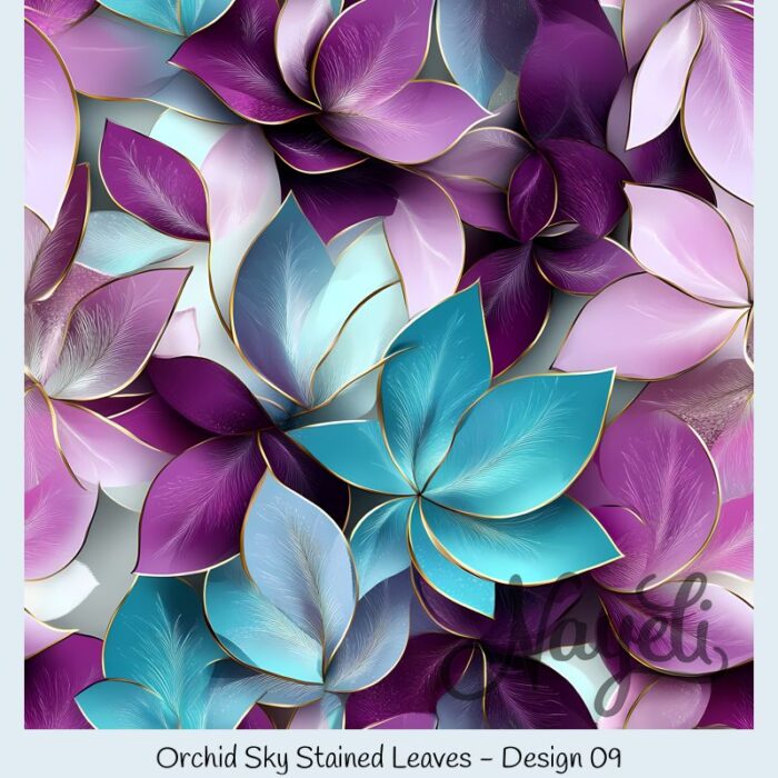 Orchid Sky Stained Leaves – Bild 10