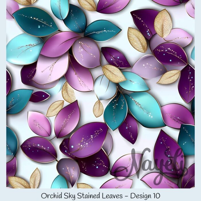 Orchid Sky Stained Leaves – Bild 11