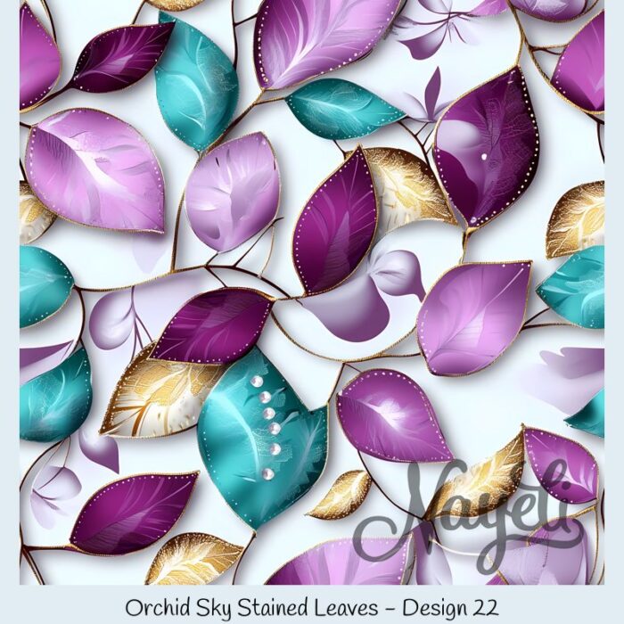 Orchid Sky Stained Leaves – Bild 23