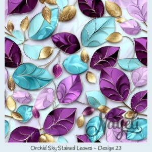 Orchid Sky Stained Leaves – Bild 24