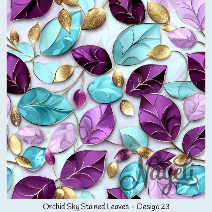 Orchid Sky Stained Leaves – Bild 24