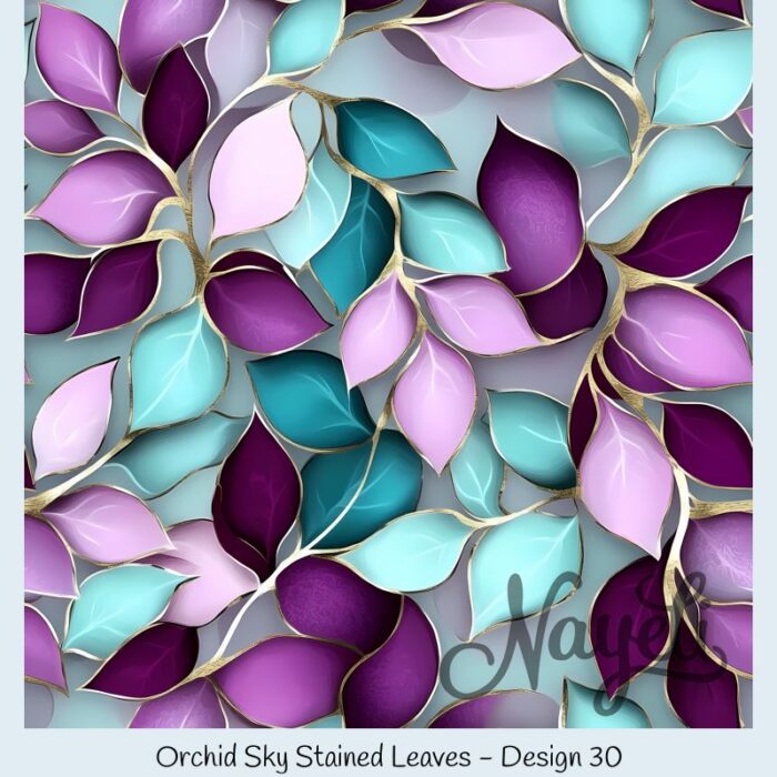 Orchid Sky Stained Leaves – Bild 31