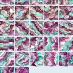 Orchid Sky alcohol ink