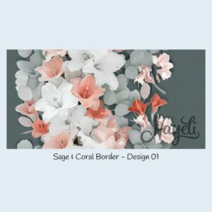 Sage & Coral Border – Bild 2