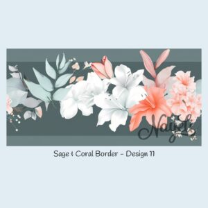 Sage & Coral Border – Bild 12