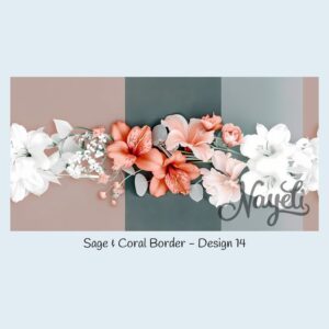 Sage & Coral Border – Bild 15