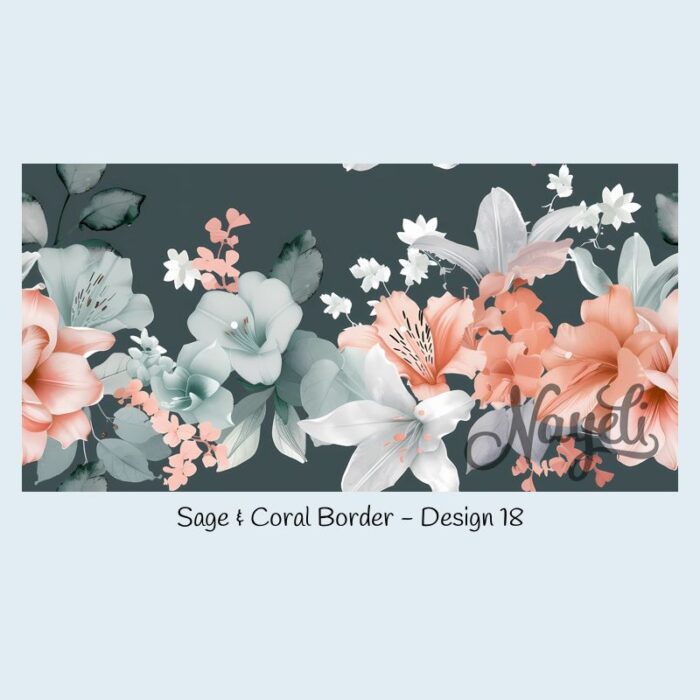 Sage & Coral Border – Bild 19