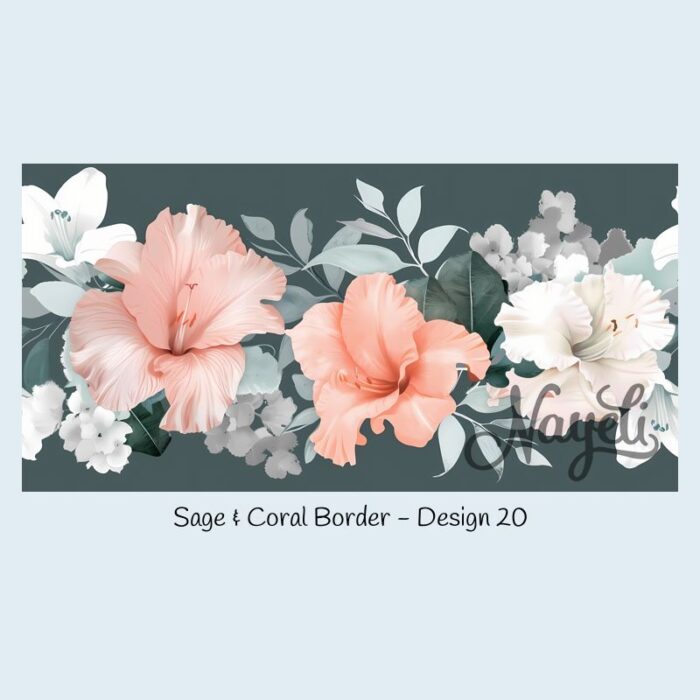 Sage & Coral Border – Bild 21