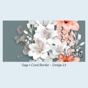 Sage & Coral Border – Bild 24