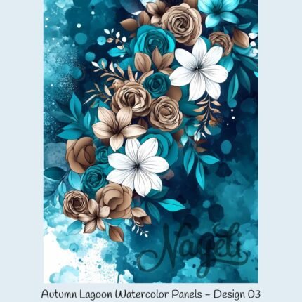 Autumn Lagoon Watercolor Panels