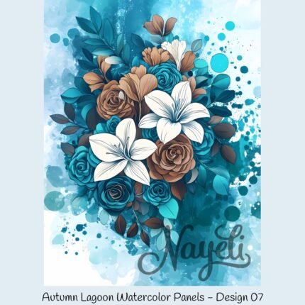 Autumn Lagoon Watercolor Panels