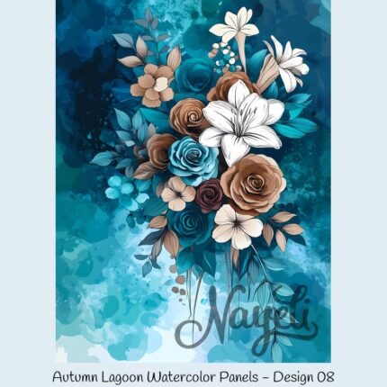 Autumn Lagoon Watercolor Panels