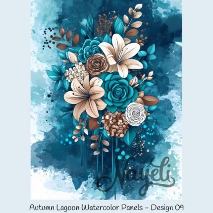 Autumn Lagoon Watercolor Panels