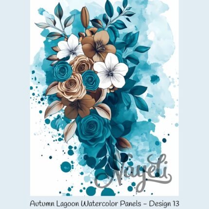 Autumn Lagoon Watercolor Panels