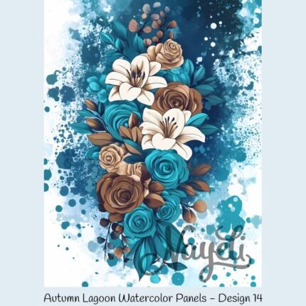 Autumn Lagoon Watercolor Panels