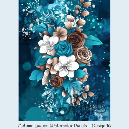 Autumn Lagoon Watercolor Panels