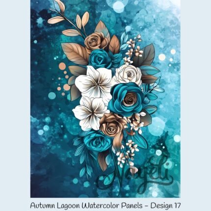 Autumn Lagoon Watercolor Panels