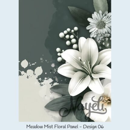 Meadow Mist Floral Panel