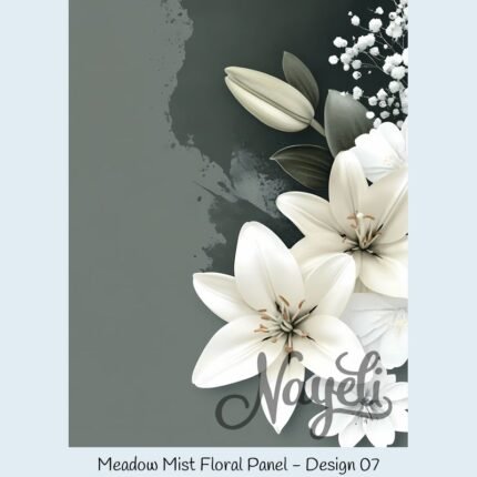Meadow Mist Floral Panel