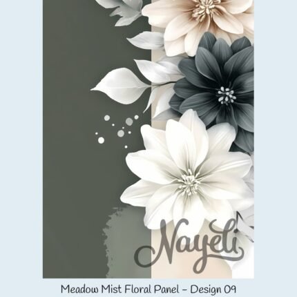 Meadow Mist Floral Panel