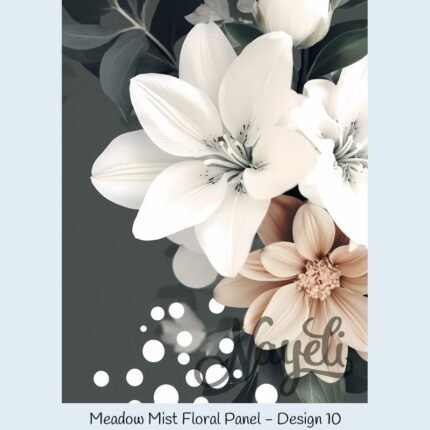 Meadow Mist Floral Panel