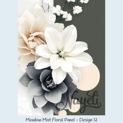 Meadow Mist Floral Panel
