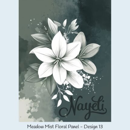 Meadow Mist Floral Panel