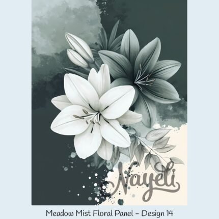 Meadow Mist Floral Panel