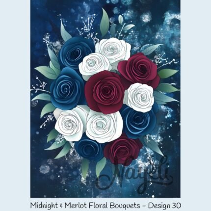 Midnight & Merlot Floral Bouquets