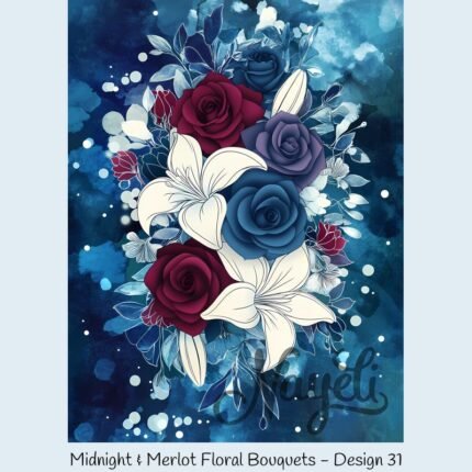 Midnight & Merlot Floral Bouquets
