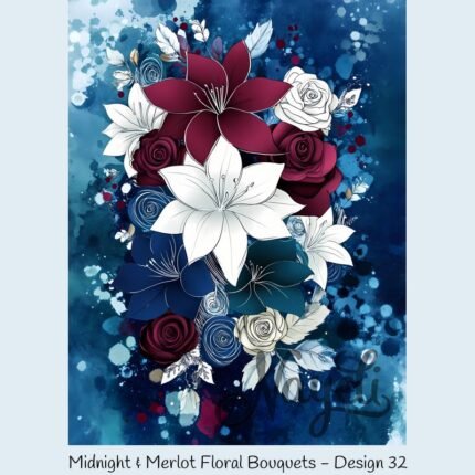 Midnight & Merlot Floral Bouquets