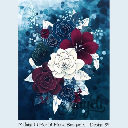 Midnight & Merlot Floral Bouquets