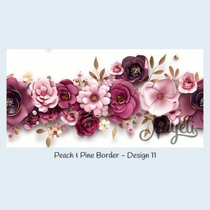 Peach & Pine Border