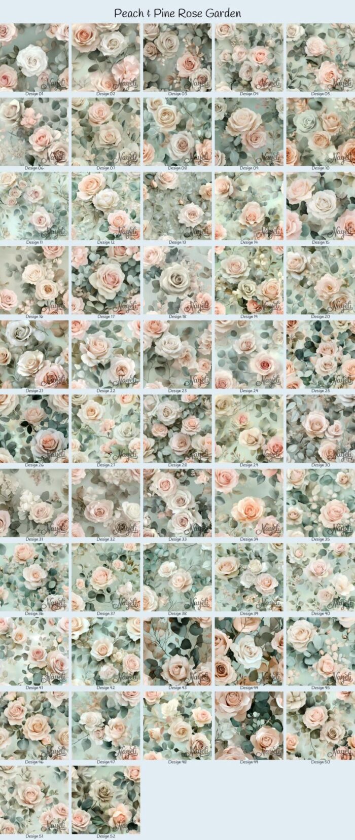 Peach & Pine Rose Garden – Bild 1