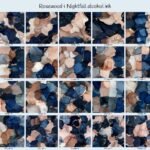 Rosewood & Nightfall alcohol ink