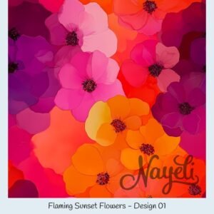 Flaming Sunset Flowers – Bild 2