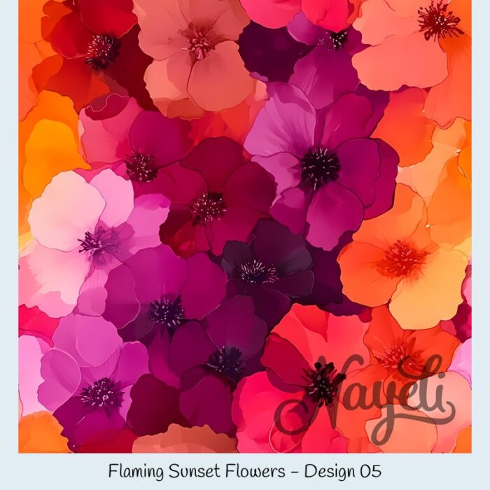 Flaming Sunset Flowers – Bild 6