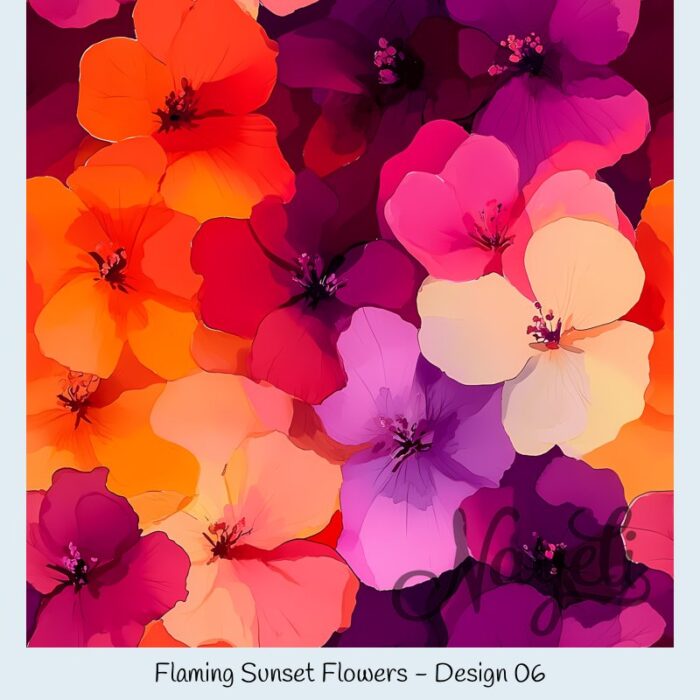 Flaming Sunset Flowers – Bild 7