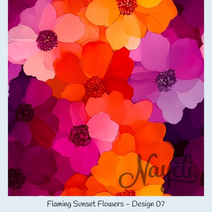 Flaming Sunset Flowers – Bild 8