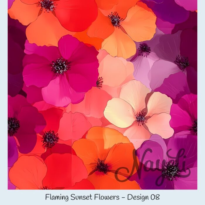 Flaming Sunset Flowers – Bild 9