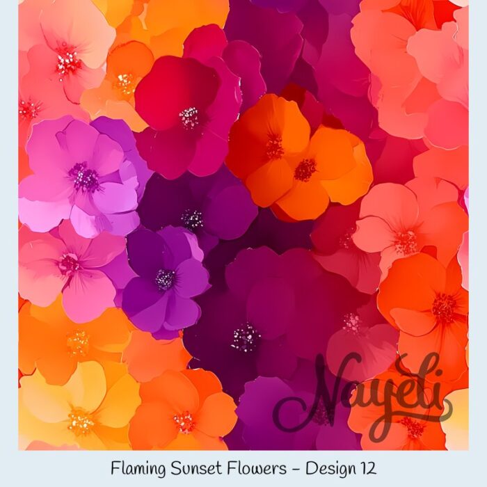 Flaming Sunset Flowers – Bild 13