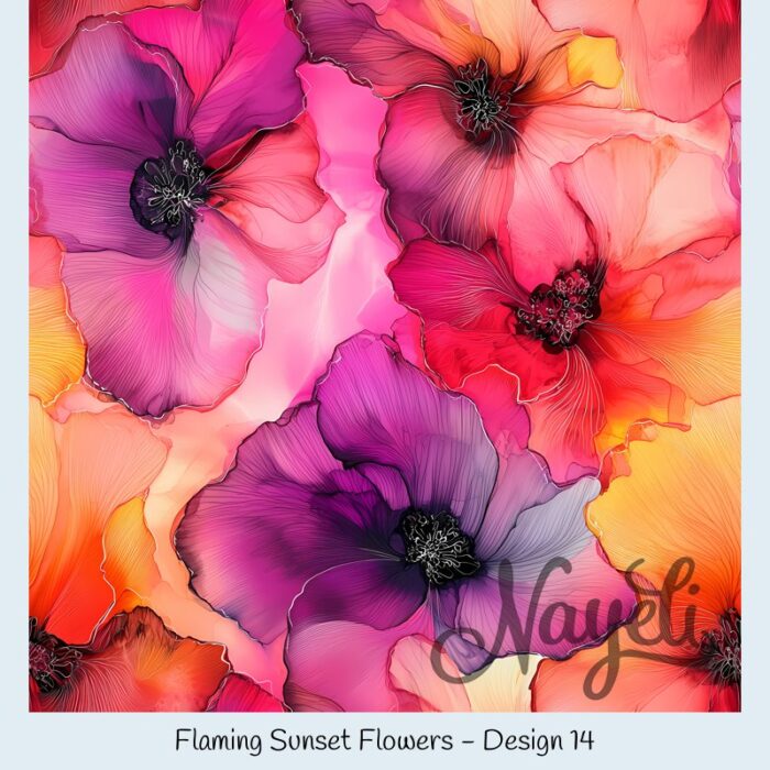Flaming Sunset Flowers – Bild 15