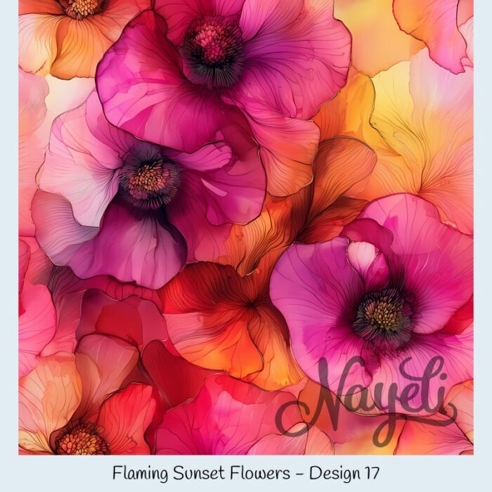 Flaming Sunset Flowers – Bild 18
